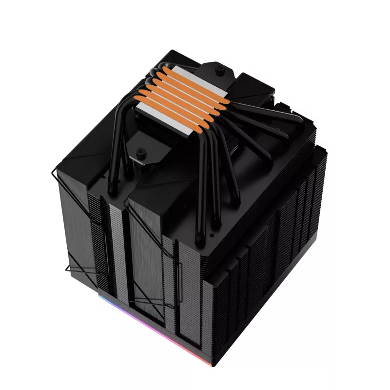 XPG MAESTRO PLUS 62DA oro aušintuvas procesoriui, 120 mm, juodas