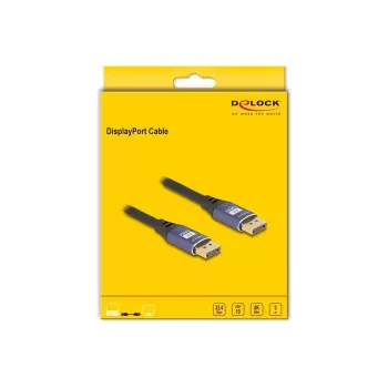 DeLOCK DisplayPort kabelis 8K 60 Hz 5 m violetinis metalas