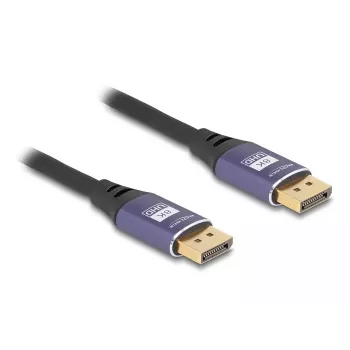 DeLOCK DisplayPort kabelis 8K 60 Hz 5 m violetinis metalas