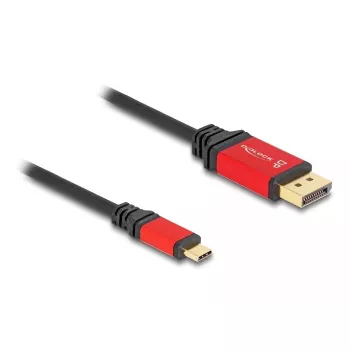 DeLOCK USB Type-C į DisplayPort laidas 8K 30Hz HDR 2m raudonas