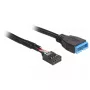 Vidinis USB kabelis DeLOCK 83777 0,6 m, vyriškas–moteriškas