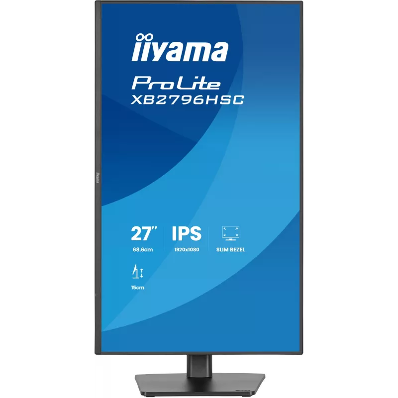 Kompiuterio monitorius iiyama ProLite XB2796HSC-B1 68.6 cm (27 colių) 1920 x 1080 pikselių Full HD LED juodas