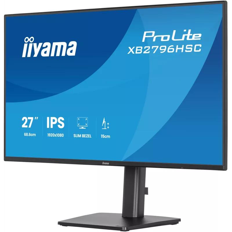 Kompiuterio monitorius iiyama ProLite XB2796HSC-B1 68.6 cm (27 colių) 1920 x 1080 pikselių Full HD LED juodas