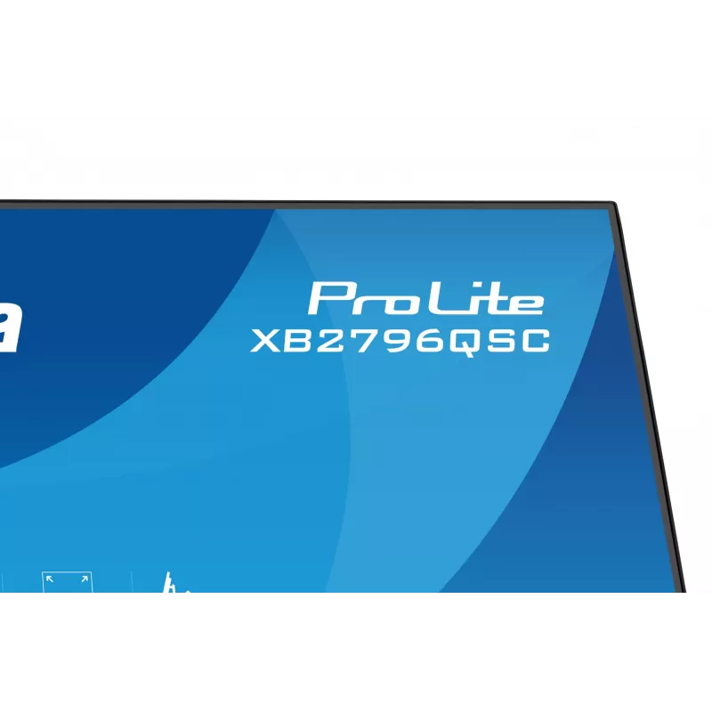 27 colių IIYAMA ProLite XB2796QSC-B1 IPS Quad HD 2560x1440 LED monitorius, 4 ms, USB-C, garsiakalbiai, aukštis reguliuojamas, VESA
