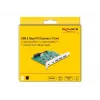 DeLOCK USB 5 Gbps PCI Express x1 kortelė 3x Type-A 2x Type-C 1x Header