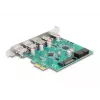 DeLOCK USB 5 Gbps PCI Express x1 kortelė 3x Type-A 2x Type-C 1x Header
