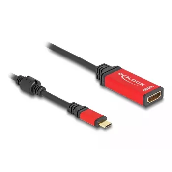 DeLOCK USB Type-C į HDMI adapteris 8K 60Hz HDR raudonas