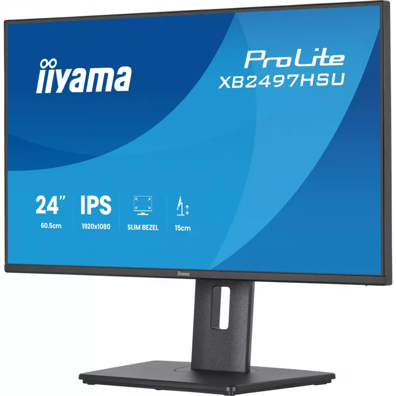 Monitorius iiyama ProLite XB2497HSU-B1 23.8 colių Full HD LED IPS 120Hz