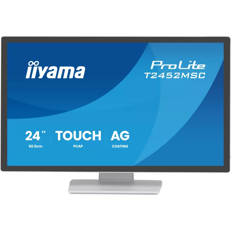 IIYAMA ProLite T2452MSC-W1AG 23,8 colių Full HD liečiamasis monitorius su IPS LED ekranu, baltas