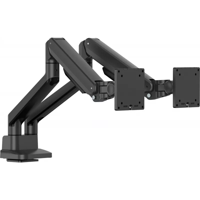 Dviejų monitorių stovas IIYAMA DS4002C-B1, 61–81,3 cm (24–32 col.), VESA 75×75–100×100, spaustuvas/įvorė, juodas