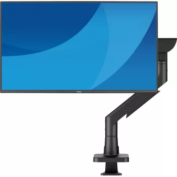 Monitorio laikiklis IIYAMA DS6001C-B1 49 colių (124,5 cm) ekranams, spaustuvas/anginis, VESA 75x75–100x100, aukščio reguliavimas, pakreipimas -60–50°, juodas