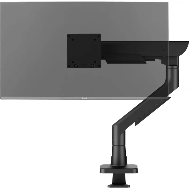 Monitorio laikiklis IIYAMA DS6001C-B1 49 colių (124,5 cm) ekranams, spaustuvas/anginis, VESA 75x75–100x100, aukščio reguliavimas, pakreipimas -60–50°, juodas