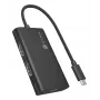 ICY BOX Adapter USB Type-C į 3x HDMI, USB 3.2 Gen 2 (3.1 Gen 2) Type-C, HDMI, 10000 Mbit/s, 144 Hz, 3840 x 2160, 7680 x 4320
