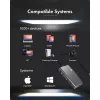 ICY BOX Adapter USB Type-C į 3x HDMI, USB 3.2 Gen 2 (3.1 Gen 2) Type-C, HDMI, 10000 Mbit/s, 144 Hz, 3840 x 2160, 7680 x 4320