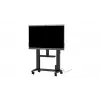 Mobilus ratukinis stovas Yealink MB-FS-Lift – grindų montavimui, juodas, 87 kg talpa, 600×1100 mm