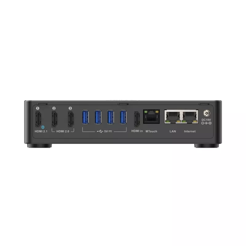 Mini kompiuteris Yealink MCore4-MS — Intel Core Ultra 5 125H, 16 GB DDR5, 256 GB SSD, Intel Arc Graphics, Windows 11 IoT Enterprise, Wi‑Fi