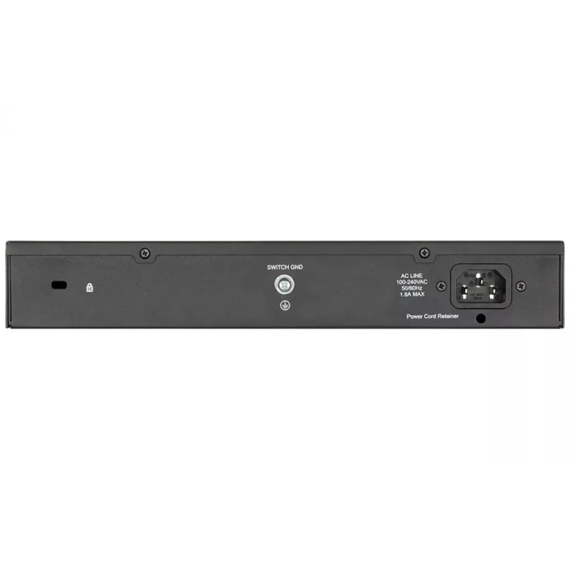 D-Link DGS-1100-18PV2 tinklo jungiklis valdomas L2 Gigabit Ethernet (10/100/1000) Power over Ethernet (PoE) 1U juodas