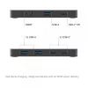 KVM jungiklis Club 3D Dual USB-C į HDMI, 2 prievadai, 4K UHD 3840x2160, USB-C konsolė, 65W PD, juodas