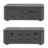 CLUB3D CSV-2562 Thunderbolt 5 dokavimo stotelė, M.2 SSD, 2×HDMI 8K60Hz, 180W, 120 Gbit/s