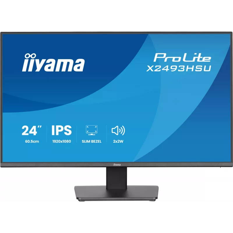 Monitorius IIYAMA X2493HSU-B1 24 colių (60,5 cm) IPS 16:10 HDMI DisplayPort 2×USB