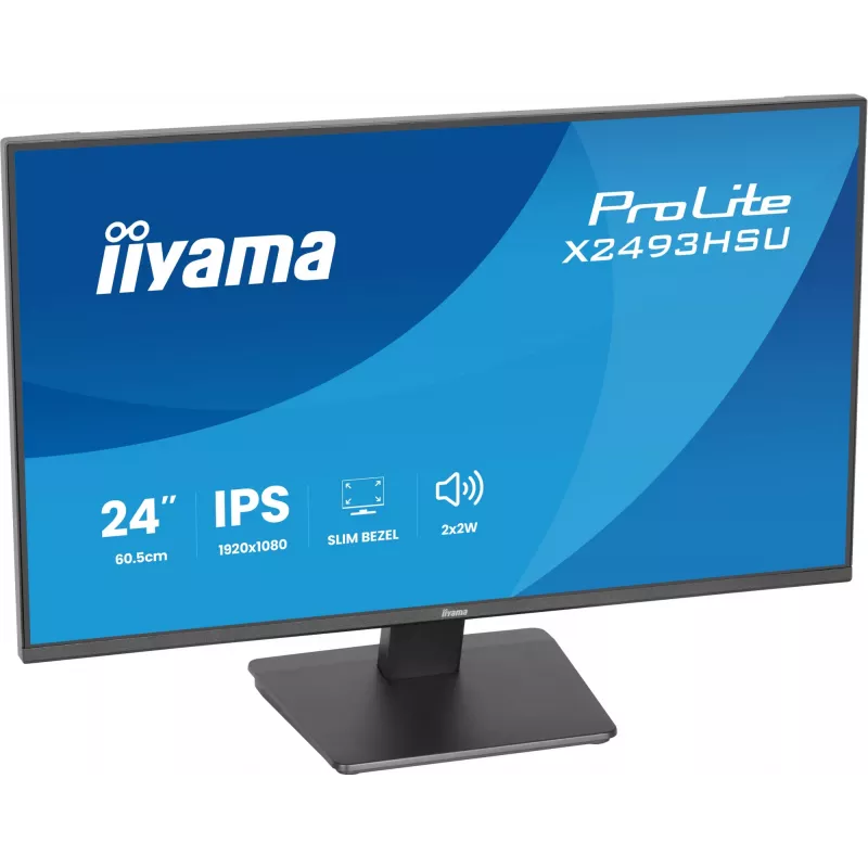 Monitorius IIYAMA X2493HSU-B1 24 colių (60,5 cm) IPS 16:10 HDMI DisplayPort 2×USB