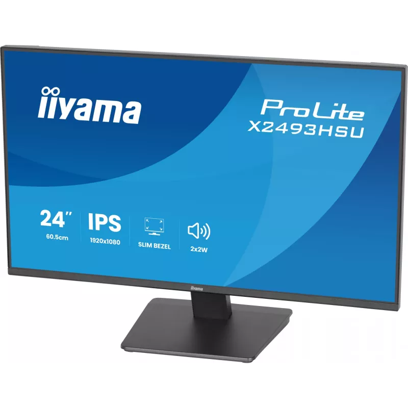 Monitorius IIYAMA X2493HSU-B1 24 colių (60,5 cm) IPS 16:10 HDMI DisplayPort 2×USB