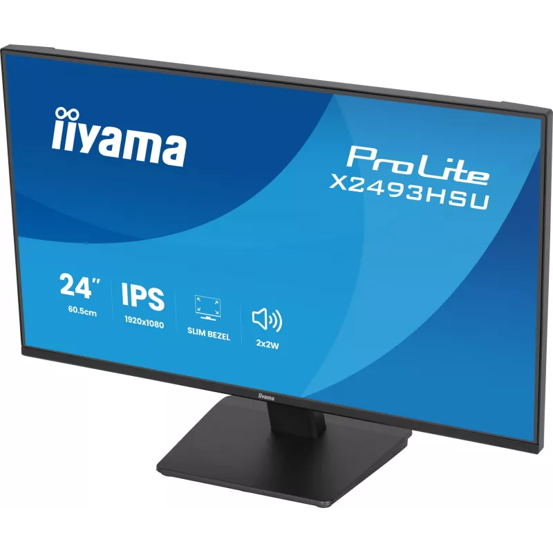 Monitorius IIYAMA X2493HSU-B1 24 colių (60,5 cm) IPS 16:10 HDMI DisplayPort 2×USB
