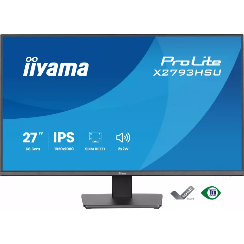Monitorius „iiyama ProLite X2793HSU-B1“ 27 colių (68,6 cm) Full HD LED