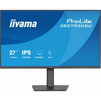 iiyama ProLite XB2793HSU-B1 kompiuterio monitorius 68.6 cm (27 col.) 1920 x 1080 pikselių Full HD LED juodas