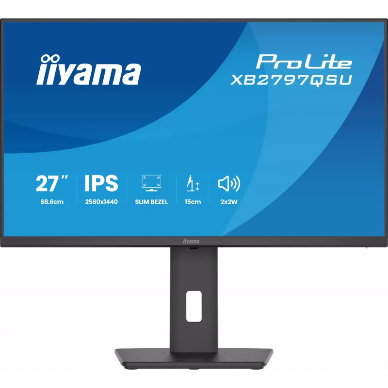 Monitorius iiyama ProLite XB2797QSU-B1 27 colių QHD LED juodas