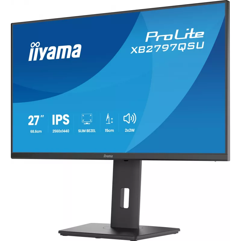 Monitorius iiyama ProLite XB2797QSU-B1 27 colių QHD LED juodas