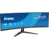 Kompiuterio monitorius IIYAMA XCB4594DQSU-B1 44 colių (111,8 cm) lenktas Dual QHD 5120×1440 VA LED, 2 ms, USB-C, USB 3.2, VESA, garsiakalbiai