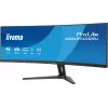 Kompiuterio monitorius IIYAMA XCB4594DQSU-B1 44 colių (111,8 cm) lenktas Dual QHD 5120×1440 VA LED, 2 ms, USB-C, USB 3.2, VESA, garsiakalbiai