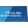 Kompiuterio monitorius IIYAMA XCB4594DQSU-B1 44 colių (111,8 cm) lenktas Dual QHD 5120×1440 VA LED, 2 ms, USB-C, USB 3.2, VESA, garsiakalbiai