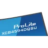 Kompiuterio monitorius IIYAMA XCB4594DQSU-B1 44 colių (111,8 cm) lenktas Dual QHD 5120×1440 VA LED, 2 ms, USB-C, USB 3.2, VESA, garsiakalbiai