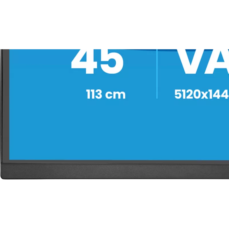 Kompiuterio monitorius IIYAMA XCB4594DQSU-B1 44 colių (111,8 cm) lenktas Dual QHD 5120×1440 VA LED, 2 ms, USB-C, USB 3.2, VESA, garsiakalbiai