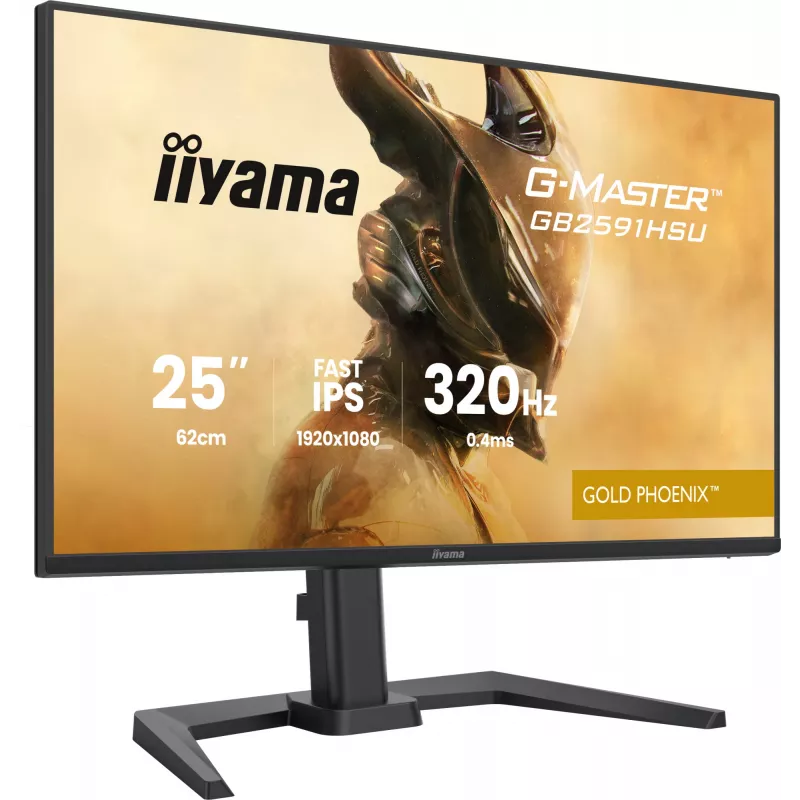 Žaidimų monitorius IIYAMA G-Master GB2591HSU-B1 24.5 colio (68.6 cm) Full HD — HDMI/DisplayPort/USB, juodas