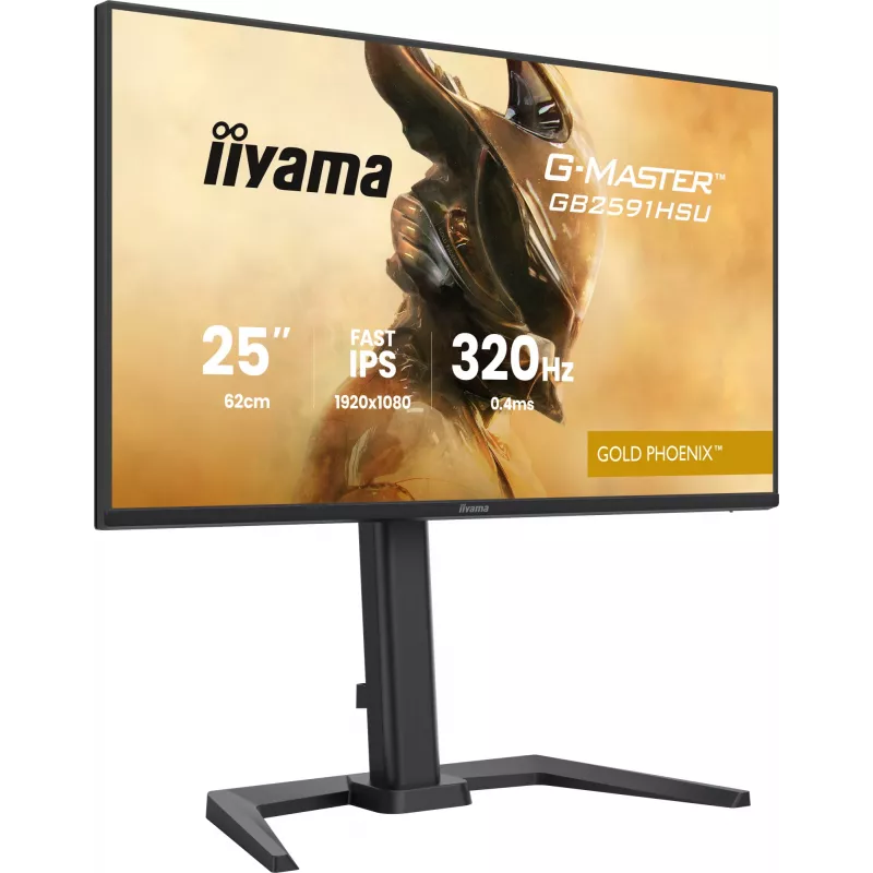 Žaidimų monitorius IIYAMA G-Master GB2591HSU-B1 24.5 colio (68.6 cm) Full HD — HDMI/DisplayPort/USB, juodas