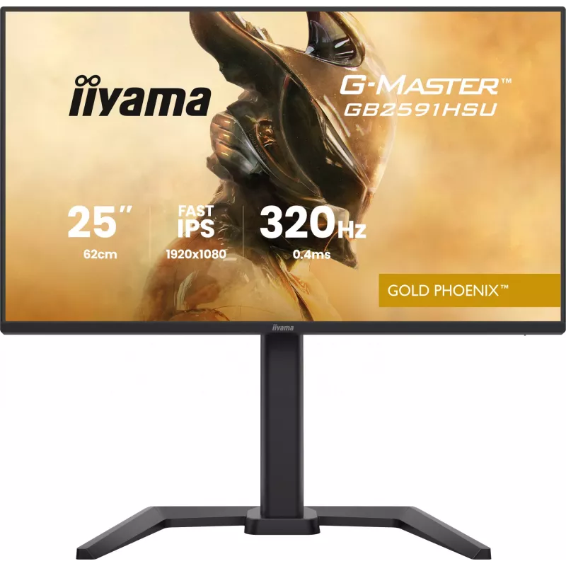 Žaidimų monitorius IIYAMA G-Master GB2591HSU-B1 24.5 colio (68.6 cm) Full HD — HDMI/DisplayPort/USB, juodas