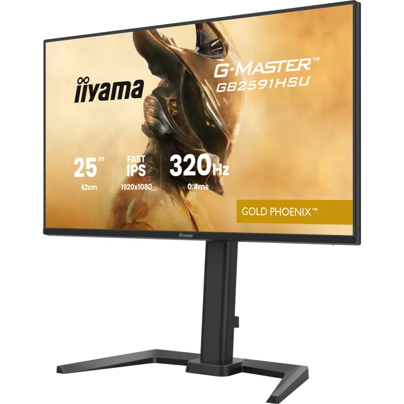 Žaidimų monitorius IIYAMA G-Master GB2591HSU-B1 24.5 colio (68.6 cm) Full HD — HDMI/DisplayPort/USB, juodas