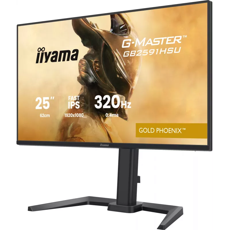 Žaidimų monitorius IIYAMA G-Master GB2591HSU-B1 24.5 colio (68.6 cm) Full HD — HDMI/DisplayPort/USB, juodas
