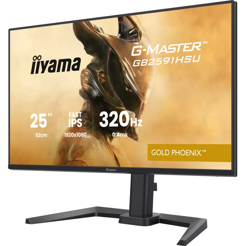 Žaidimų monitorius IIYAMA G-Master GB2591HSU-B1 24.5 colio (68.6 cm) Full HD — HDMI/DisplayPort/USB, juodas
