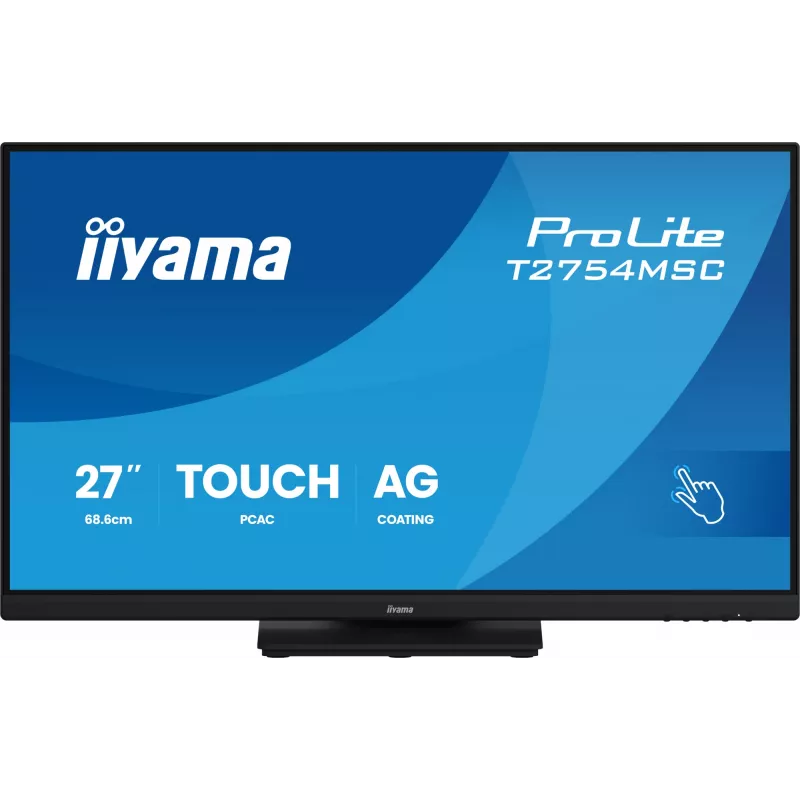 Monitorius IIYAMA ProLite T2754MSC-B2AG 27 colių (68,6 cm) Full HD LED HDMI/VGA/USB, juodas