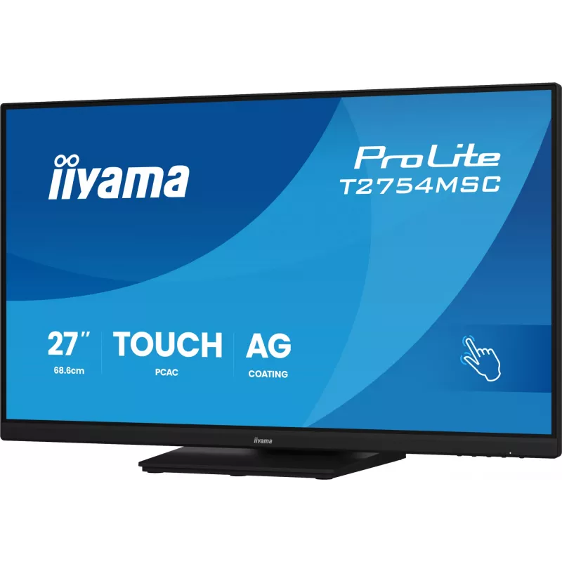 Monitorius IIYAMA ProLite T2754MSC-B2AG 27 colių (68,6 cm) Full HD LED HDMI/VGA/USB, juodas
