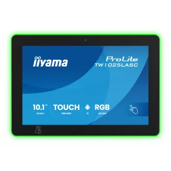 Monitorius iiyama ProLite TW1025LASC-B3PNR 10.1 colio (25,6 cm) WXGA IPS LED liečiamasis, 1280x800, 16:10, USB šakotuvas, garsiakalbiai, VESA, juodas