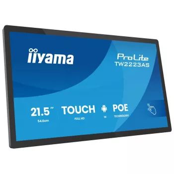 Monitorius IIYAMA TW2223AS-B3P 21,5 col. (55,0 cm) M-Touch USB-C Android 16:9