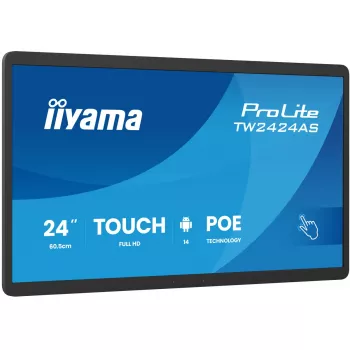 Interaktyvus plokščiasis skydelis IIYAMA TW2424AS-B3P 23,8 col. Full HD IPS lietimui su Wi-Fi Android 24/7 450 cd/m²
