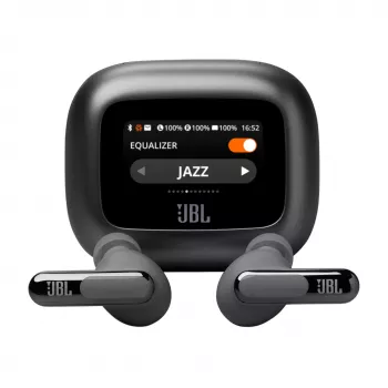 JBL Live Beam 3 Belaidės ausinės Į ausį Skambučiai/Muzika/Sportas/Kasdienis naudojimas Juoda