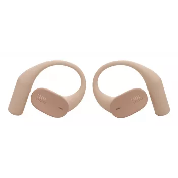 JBL Sense Lite belaidės ausinės su ausų kabliuku, skambučiai/muzika, Bluetooth, smėlio spalvos