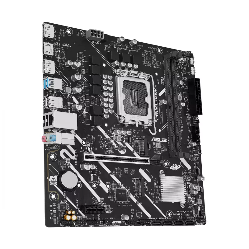 Motininė plokštė ASUS PRIME H810M-E-CSM LGA1851 Intel H810 mATX, 2×DDR5, 2×DisplayPort, 1×HDMI